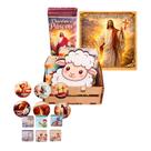 Cestinha de Páscoa Inclusiva para Autistas + chocolate com Jogos e Quebra-cabeça