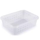 Cestinha organizadora de plástico transparente 18,7 x 14 x 6,3 Plasutil ref.671 Cestinha organizadora de plástico transparente 18,7 x 14 x 6,3 Plasutil ref.671