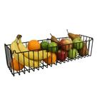 Cesto Aramado Fruteira de Aço 47,5cm Multiuso para Cozinha Lavanderia Preto N6 Cesto Aramado Fruteira de Aço 47,5cm Multiuso para Cozinha Lavanderia Preto N6