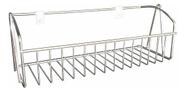 Cesto Aramado Multiuso 40x16x21,5 Cm Aço Cromado Jomer 4081