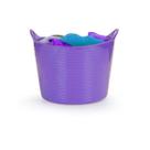 Cesto Balde Multiuso Flexível Com Alça 15 L Empilhável Roxo Cesto Balde Multiuso Flexível Com Alça 15 L Empilhável Roxo