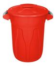 Cesto Balde Plástico 40 Litros Com Tampa - Vermelho Cesto Balde Plástico 40 Litros Com Tampa - Vermelho