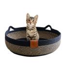 Cesto Cama de Gato Arranhador Ninho Felino Pet Rasqueavel Caminha Confortavel Divertida Petshop Resistente Lavavel