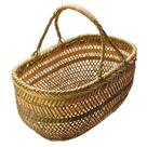 Cesto Ciieeo de Vime de Bambu 42x25x18 cm com Alça Ergonômica
