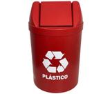 Cesto Coletor Lixeira Vai Vem 14 Lt Reciclavel Plastico Bralimpia