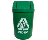 Cesto Coletor Lixeira Vai Vem 14 Lt Reciclavel Vidros Bralimpia