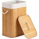 Cesto de Bambu Claro com Tampa BM19232 - Mimo Style