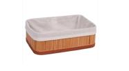 Cesto de Bambu Retangular Natural 29x19x10cm - MEK Cesto de Bambu Retangular Natural 29x19x10cm - MEK