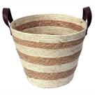 Cesto de Fibra Natural com Alça Mocca 28x35x35cm 3008 - Paramount