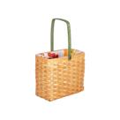 Cesto de Flores KINGWILLOW em Madeira Artesanal 23x13x21 cm