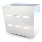Cesto De Folhas Inox Branco