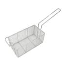 Cesto De Frituras Peneira Óleo 24 X 11 Cm Aramado Para Fritadeiras De 3 Litros Batata Frita Nuggets Frango Fritura Em Geral Retangular