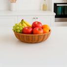Cesto De Frutas Palha Redonda E Concha 2 Modelos Fruteira Cesto De Frutas Palha Redonda E Concha 2 Modelos Fruteira