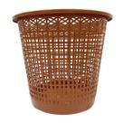 Cesto De Lixo 10 Litros Lixeira Verde Ou Marrom Simples 1 Un