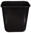 Cesto de lixo Amazon Basics retangular 26,5 L preto (pacote com 2)