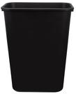 Cesto de lixo Amazon Basics retangular 38L preto (pacote com 2)