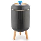 Cesto de lixo impermeável Pukomc Smart Sensor para cozinha preto