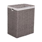 Cesto de lixo para roupa suja Seville Classics Premium Grey Handwoven