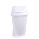 Cesto de lixo plástico Branca basculante - 4744 - 9 Litros - Plasútil - Plasutil