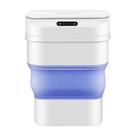 Cesto De Lixo Retrátil Smart Azul Lixeira Automática Com Sensor Inteligente à Prova Dágua 8l