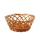 Cesto de Palha Redondo 20cm Lily Artesanal Ideal p/ Ovos, Decoração Rústica ou Organização