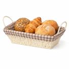Cesto De Pão Forro Tecido Porta Pães Pão De Queijo Cesta Multiuso Mesa Posta Home Cesto De Pão Forro Tecido Porta Pães Pão De Queijo Cesta Multiuso Mesa Posta Home