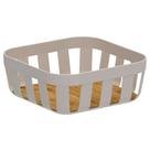 Cesto de Pão Lume Bege 24cm - Ou