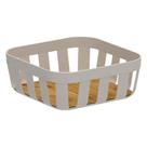 Cesto de Pão Lume Bege Fechado 9,5x24x24cm CPB3000BGF - Ou