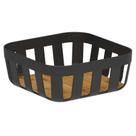 Cesto de Pão Lume Preto 24cm - Ou