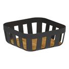 Cesto de Pão Lume Preto Fechado 9,5x24x24cm CPB3000PTF - Ou Cesto de Pão Lume Preto Fechado 9,5x24x24cm CPB3000PTF - Ou
