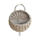 Cesto De Parede Artesanal De Vime E Rattan Para Plantas E Flores - Suporte Para Vasos De Jardim Cesto De Parede Artesanal De Vime E Rattan Para Plantas E Flores - Suporte Para Vasos De Jardim