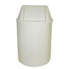 Cesto de Plástico 29cm / 12 Litros com Tampa Vai e Vem Branco - EB9B - JSN