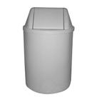Cesto de Plástico 29cm / 12 Litros com Tampa Vai e Vem Cinza - EB9C - JSN Cesto de Plástico 29cm / 12 Litros com Tampa Vai e Vem Cinza - EB9C - JSN