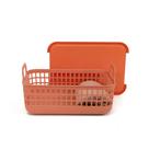 Cesto de Plástico com Tampa Pequeno - Oikos TERRACOTA Cesto de Plástico com Tampa Pequeno - Oikos TERRACOTA