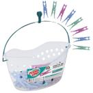 Cesto de prendedores compact com 48 prendedores flash limp Cesto de prendedores compact com 48 prendedores flash limp