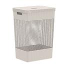 Cesto de Roupa com Tampa Roupeiro Brinquedos Grid 49 Litros CG450