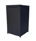 Cesto de Roupa Fibra Sintética 100 Litros 40x40x70 PRETO