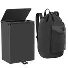 Cesto de Roupa Foluck 60L 2 em 1 Mochila Impermeável