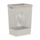 Cesto De Roupa Grid Bege 49 L Com Tampa 38 X 28 X 55,2 Cm