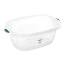 Cesto de Roupa Plástico 32 Litros Lavanderia Banheiro Branco - 260 Sanremo
