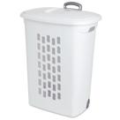 Cesto de Roupa Sterilite Ultra com Rodas e Tampa 53x35x72 cm
