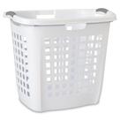 Cesto de Roupa Sterilite Ultra Fácil de Transportar Plástico Branco Pacote com 8