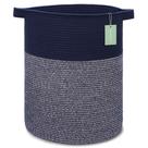 Cesto de Roupa Suja BOSROTY - 72L - Azul Marinho