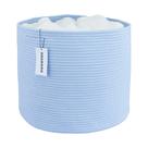 Cesto de roupa suja com corda de algodão XUANGUO 41x36 cm Blue Nursery