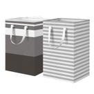 Cesto de roupa suja de lona dobrável multicolor 40L Generic