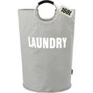 Cesto de roupa suja DOKEHOM 160L GG dobrável cinza Cesto de roupa suja DOKEHOM 160L GG dobrável cinza