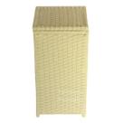 Cesto De Roupa Suja Fibra Sintetica Tipo Vime 30x30x60