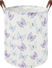 Cesto de roupa suja HKEC Butterfly 19,7" impermeável para crianças azul Cesto de roupa suja HKEC Butterfly 19,7" impermeável para crianças azul