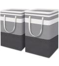 Cesto de roupa suja HomeHacks Waterproof 75L com alças estendidas Cesto de roupa suja HomeHacks Waterproof 75L com alças estendidas