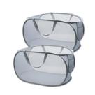 Cesto de roupa suja HONOMA Pop-up Mesh Grey, pacote com 2